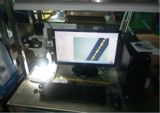 明美显微镜相机MD30用于观察电路板