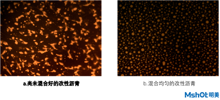 荧光显微镜在改性沥青研究中的应用