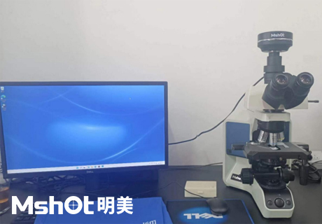 金相显微镜下的银手镯