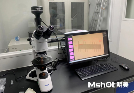 国产偏光显微镜用于石棉网检测